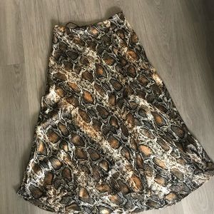 Leopard Print Skirt